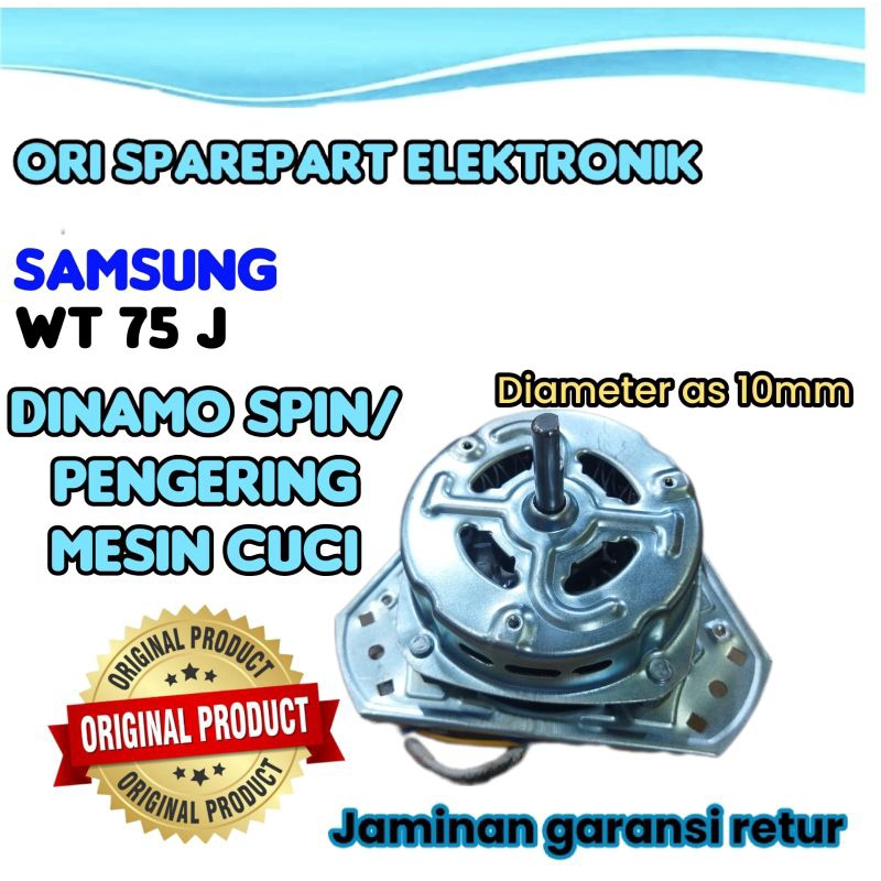 Dinamo spin/pengering mesin cuci SAMSUNG 2 TABUNG WT 75 J