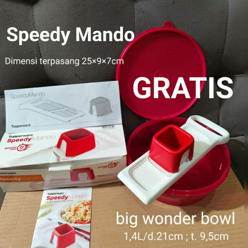 Alat pengiris Bawang tupperware speedy mando PROMO ORI