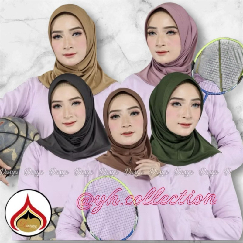 BERGO SPORT HIJAB SENAM BERGO PENDEK