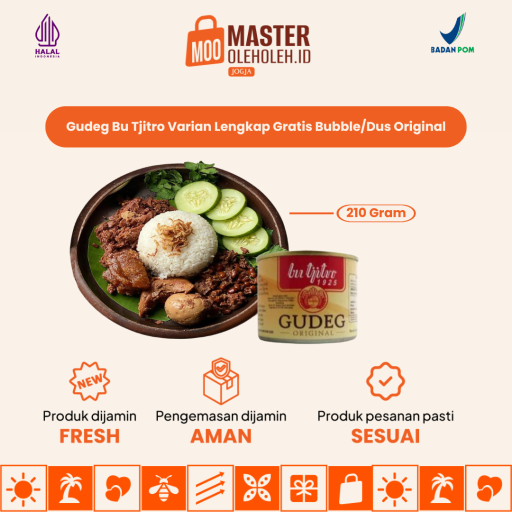 

Gudeg Bu Tjitro Varian Lengkap Gratis Kardus Gudeg Jogja Gudeg Tertua Gudeg Kaleng Original Spicy