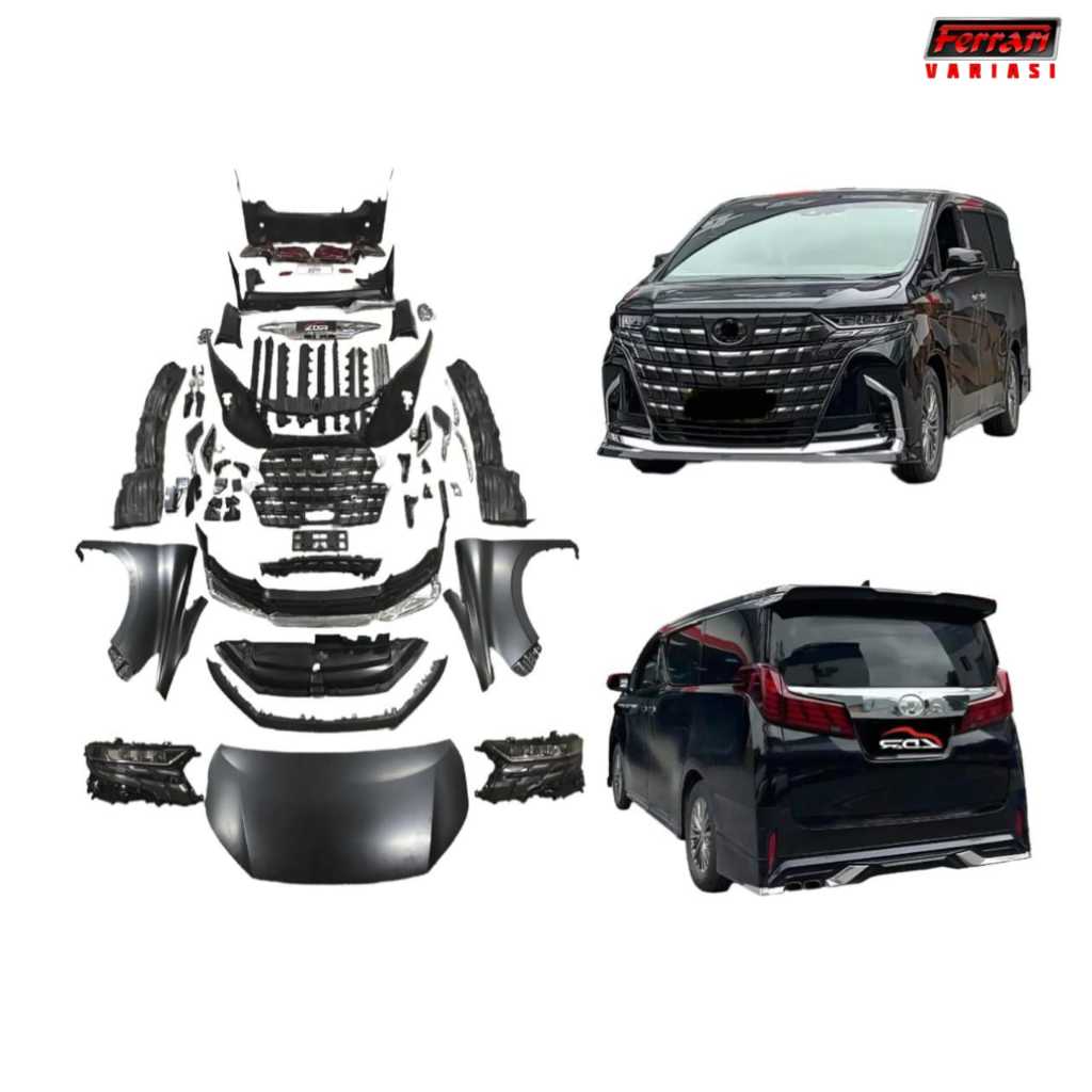 BODYKIT UPGRADE ALPHARD 2015 TO 2024