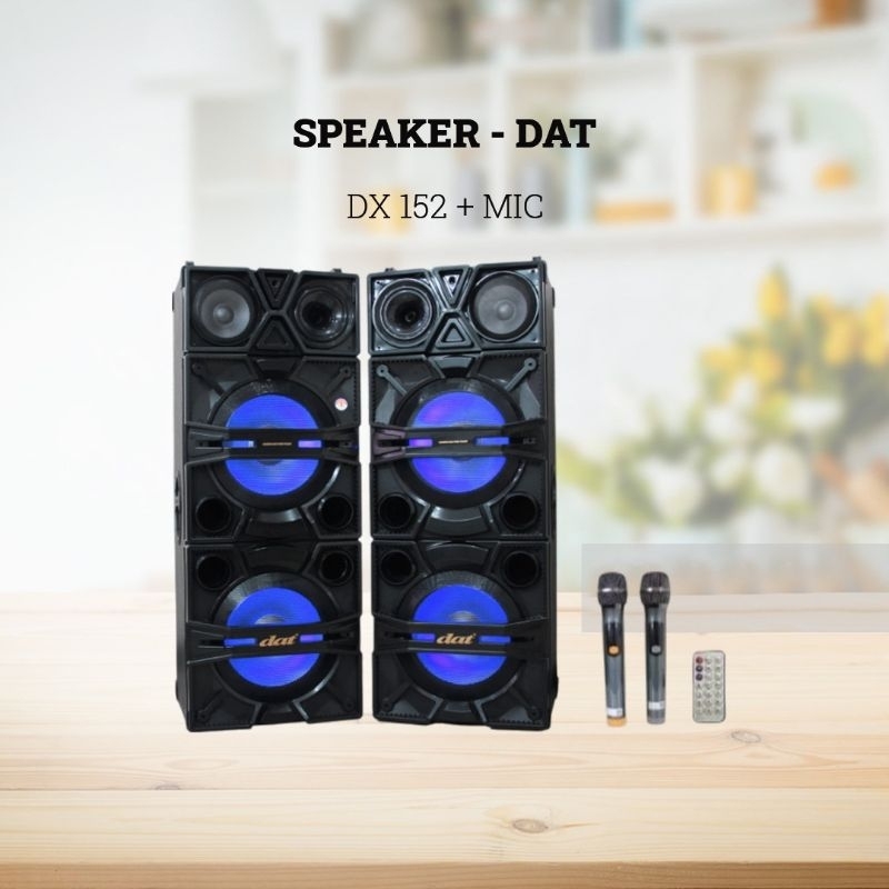 DAT Speaker Active 15 Inch DX152 dengan Mic