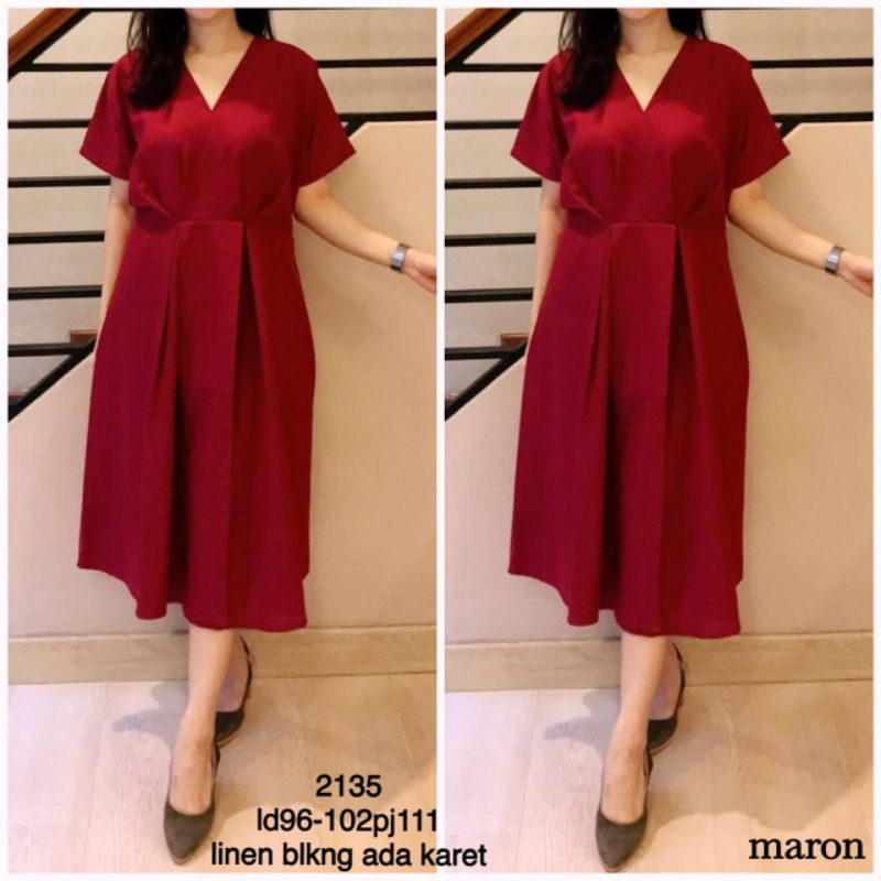 BAJU TERUSAN WANITA/BAJU TERUSAN WANITA CASUAL DRESS KEKINIAN/BAJU TERUSAN WANITA DRESS KOREAN STYLE