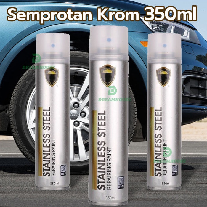 

KODE Y92Q 35 ML Cat Semprot Chrome Warna Chrome Krom Cat Logam Otomotif Baja Tahan Karat