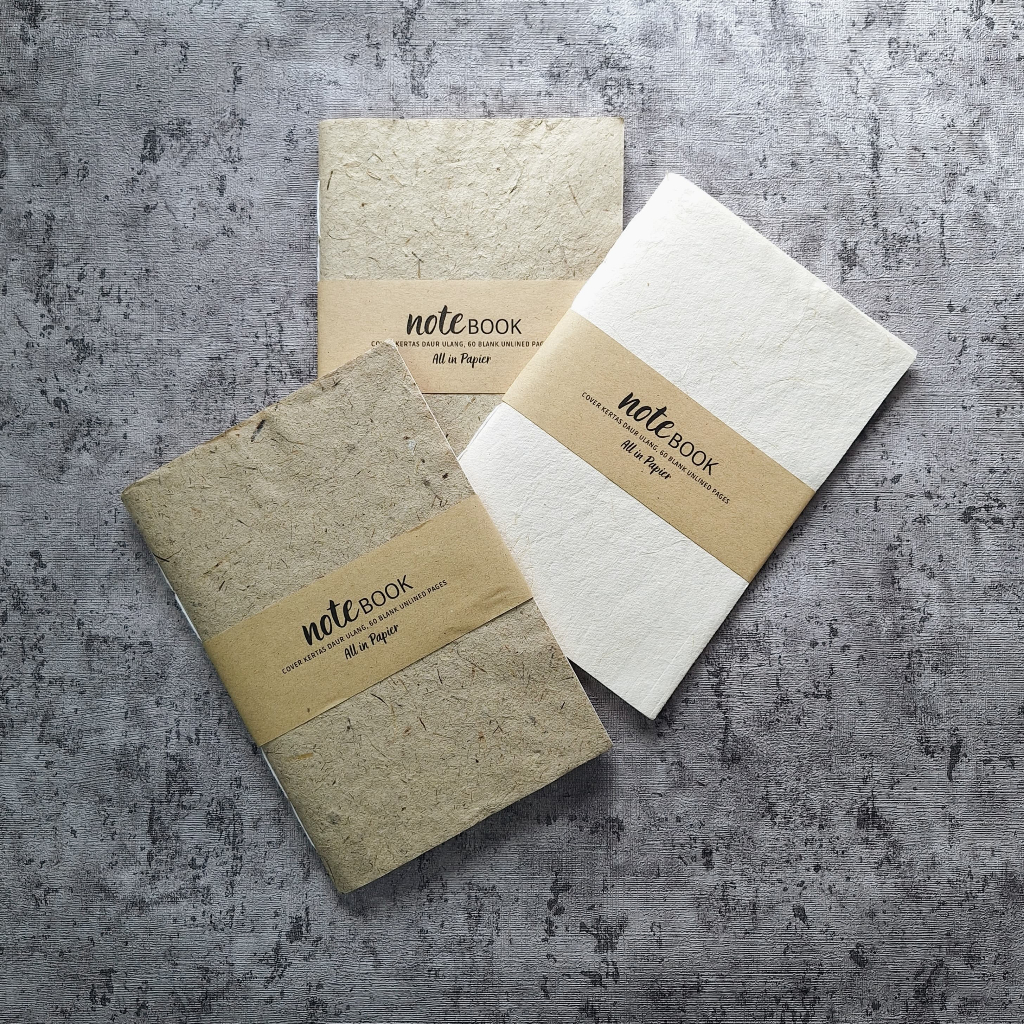 

Notebook Kertas Daur Ulang A5 - Ramah Lingkungan dan Unik