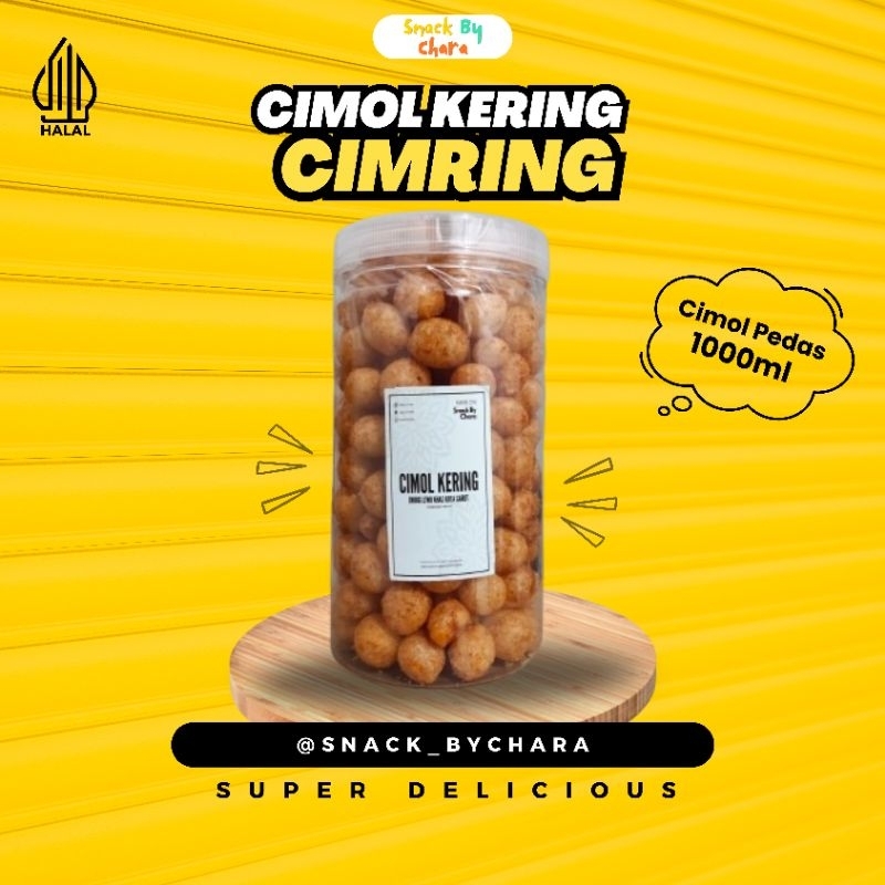 

Cimol Kering/Endog Lewo 1000ml Camilan Ringan Snack ByChara