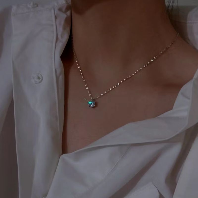 munte21- Kalung Berlian Wanita Simple Mini Lucu Korea Termurah