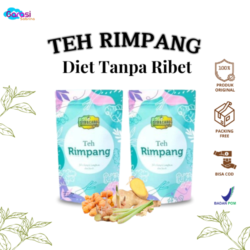 

Teh Rimpang Celup Syifacare Teh Kesehatan Untuk Diet Ala JSR Terbuat Dari Bahan Rempah Alami BPOM