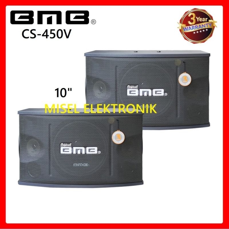 BMB CS 450V Speaker Pasif Karaoke 10 Inch Pasif Woofer Bass Reflex Type