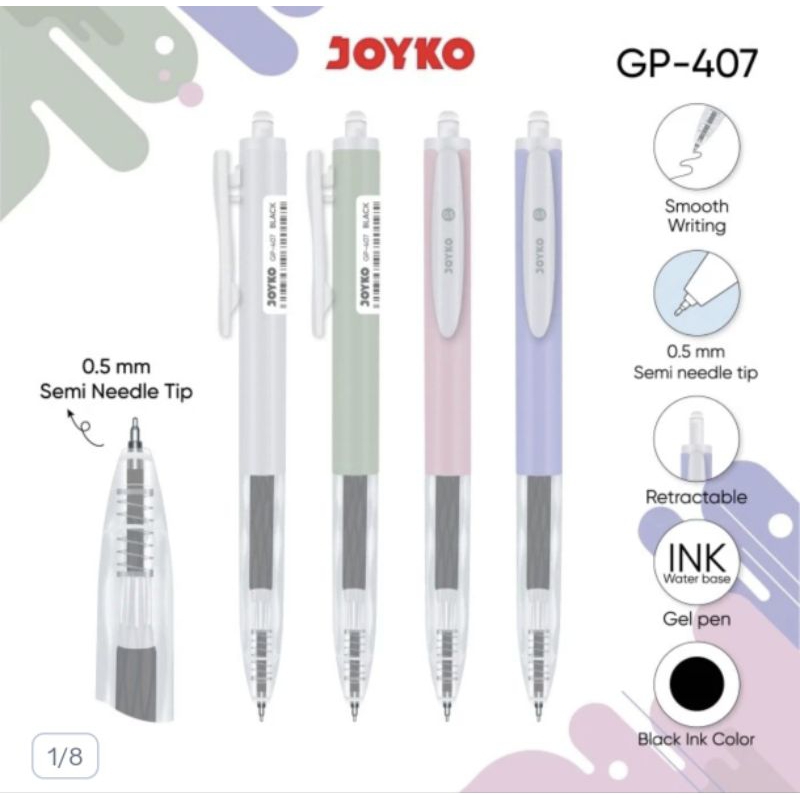 

pena Gel Joyko GP-407 0,5mm (1pcs)