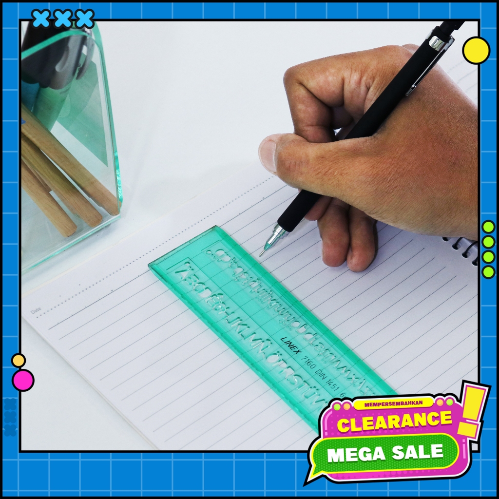 

[BMS Bekasi] Linex Lettering Stencils ISO 6.0mm - 5851 00 [Clearance]