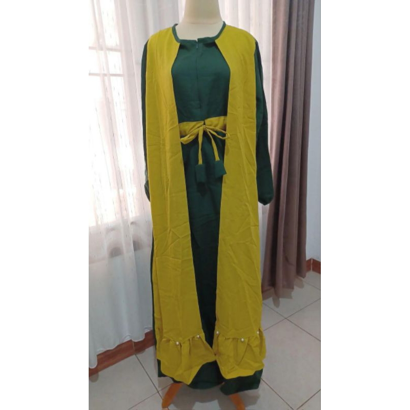 preloved gamis sabyan mutiara/gamis pesta/baju kondangan/gamis busui