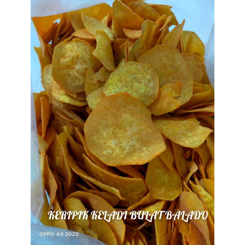 

KERIPIK KELADI BULAT ORIGINAL dan BALADO (TALAS) 250 Gram