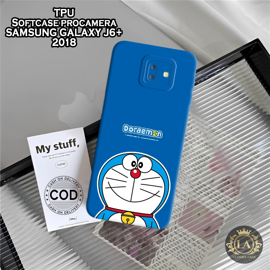 Case Samsung J6+ 2018 - Leviora Case - Fashion Case Doraemon - Softcase Samsung J6+ 2018 - Case Pro 