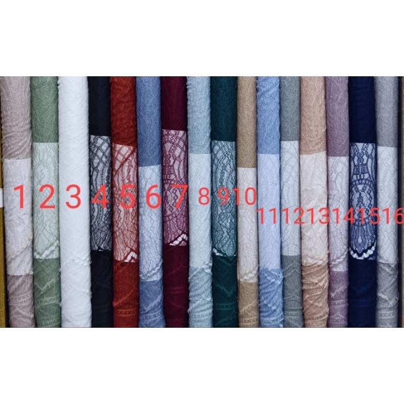 Brokat chantily premium motif sultan chantily premium santili premium motif sultan Bakal Kain Kebaya