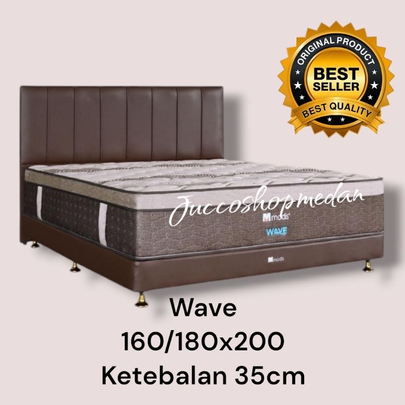 [ Jucco ] Springbed Modis Wave 180x200 tebal 35cm - Matras Murah Modis Wave 160x200 - Springbed Modi