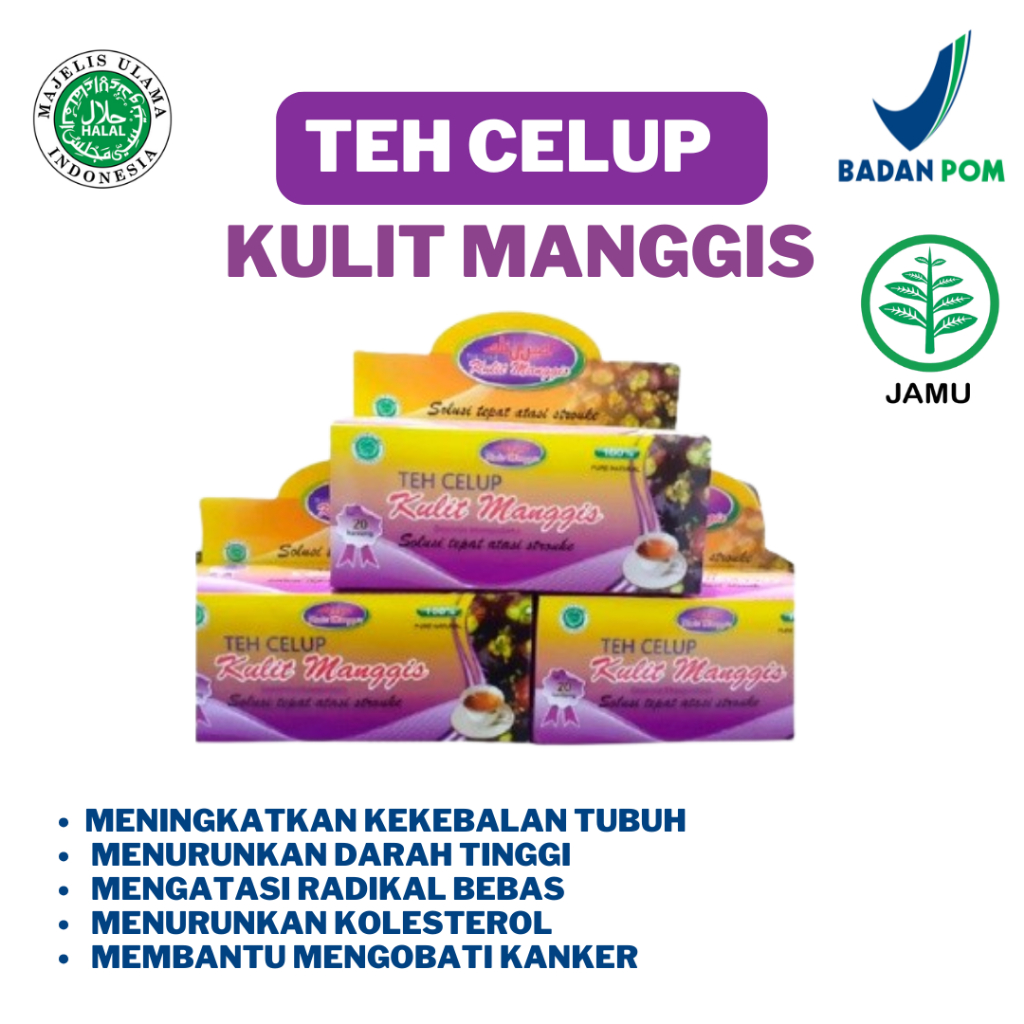 

TEH CELUP KULIT MANGGIS ALIFIYA ISI 20 SACHET MENINGKATKAN KEKEBALAN TUBUH DANMENURUNKAN DARAHTINGGI