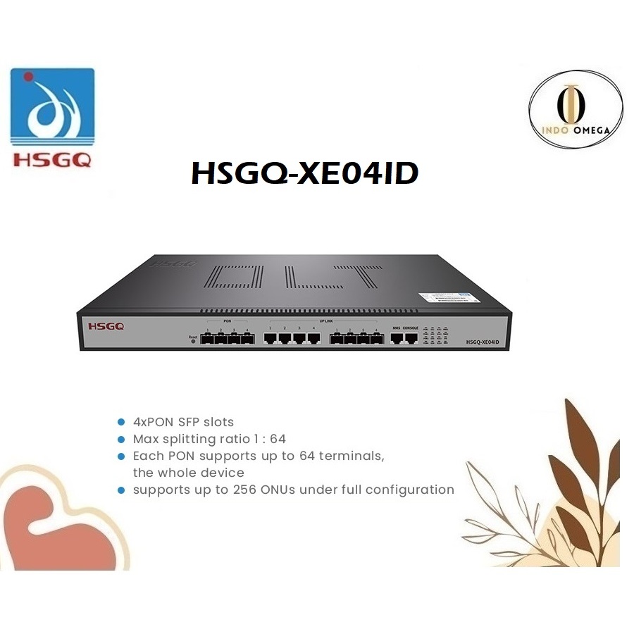 HSGQ-XE04ID OLT EPON  4 PORT OLT