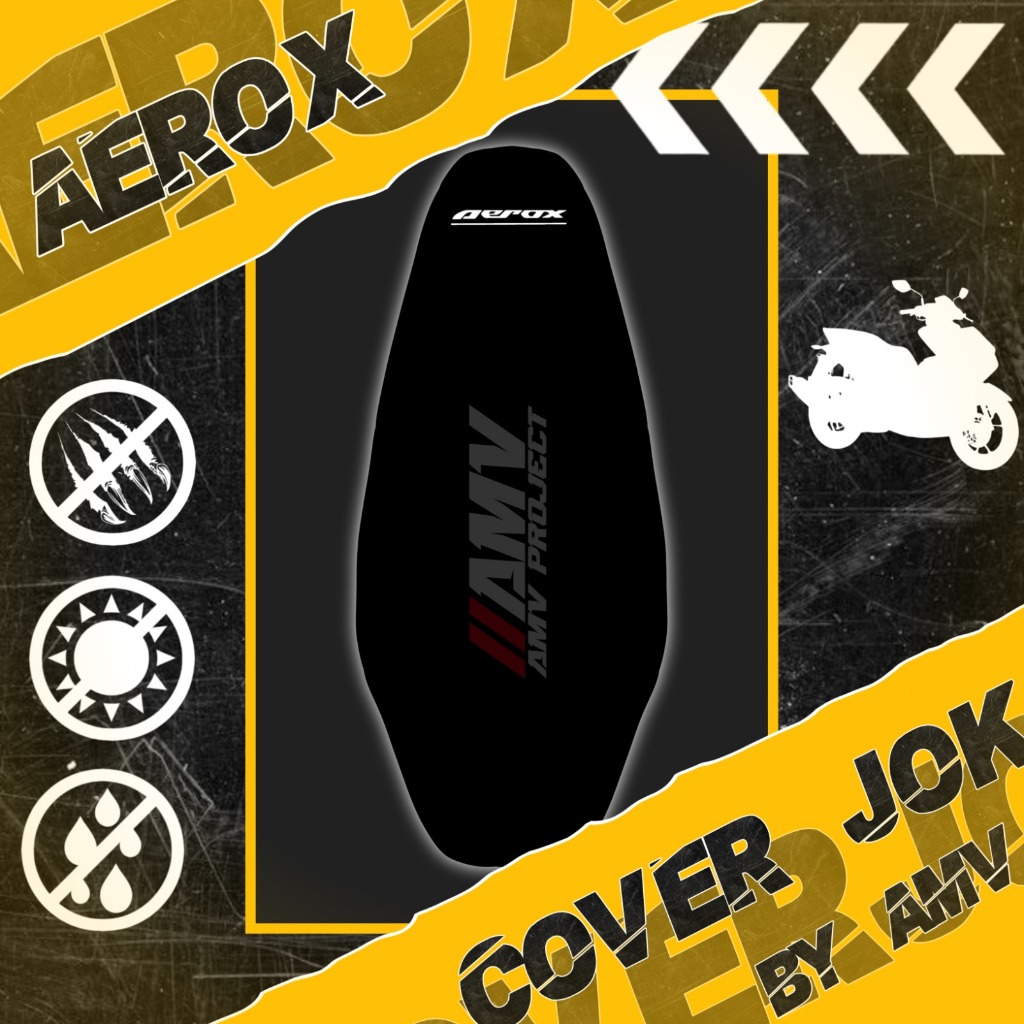 Cover Jok Motor Premium Aerox / Cover Jok Motor Waterpoof