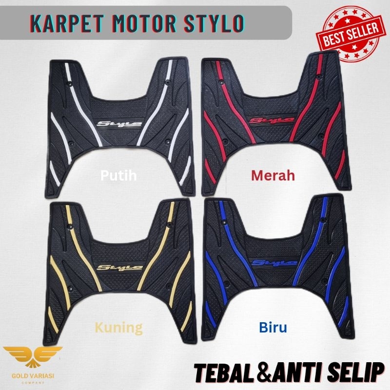 Karpet Motor Stylo 160 Alas Pijakan Kaki Motor Stylo