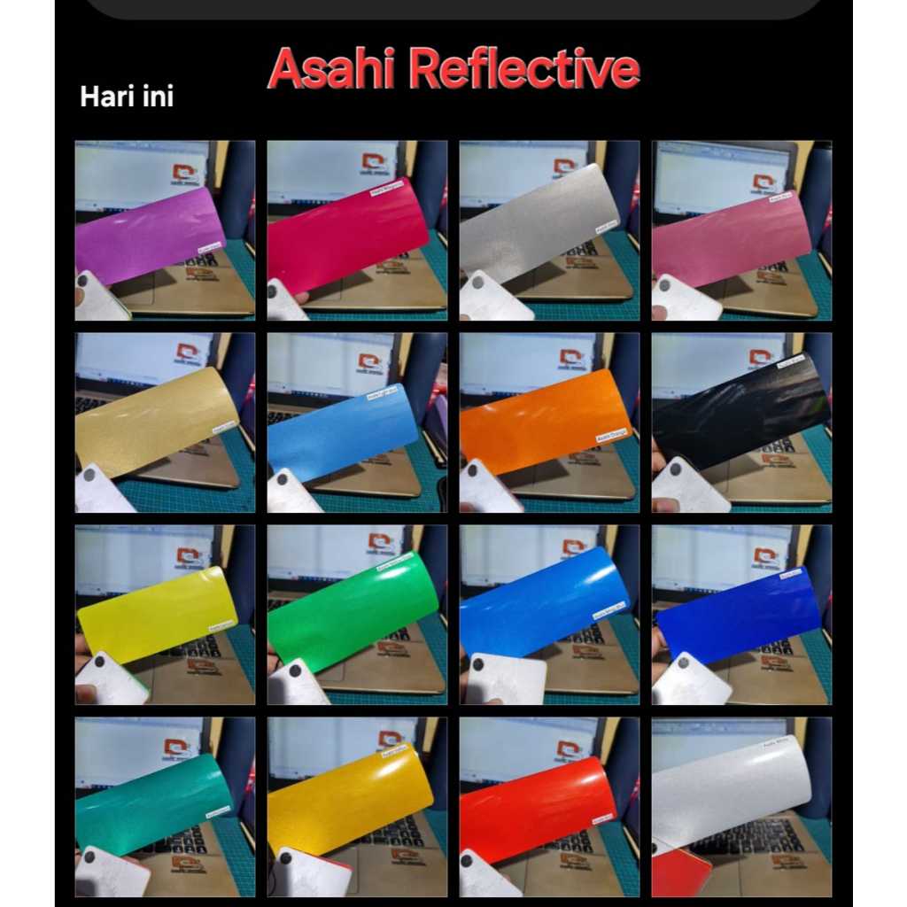 

RB Sticker Stiker Scotlight Scotlite Asahi Reflective Meteran