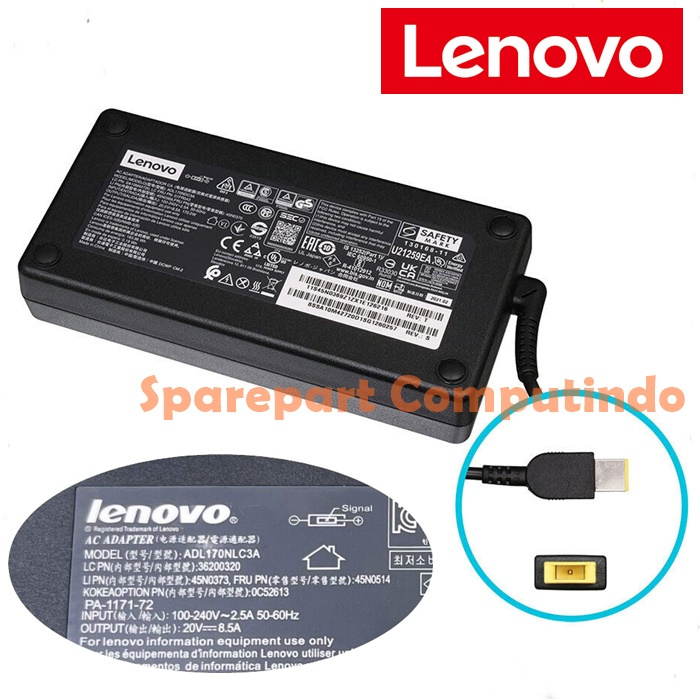 Charger Adaptor Lenovo Ideapad Gaming 3 20V 8.5A 170W