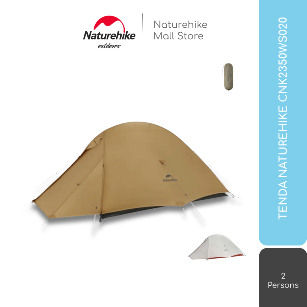 TENDA HIKING NATUREHIKE CLOUD UP PRO SERIES 1 2 3 ORANG ULTRALIGHT CAMPING CNK2350WS020