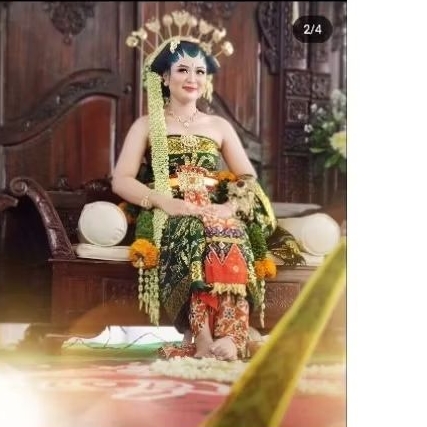 Dodot Pengantin Solo Basahan 1 pasang dan Cunduk mentul alas2an