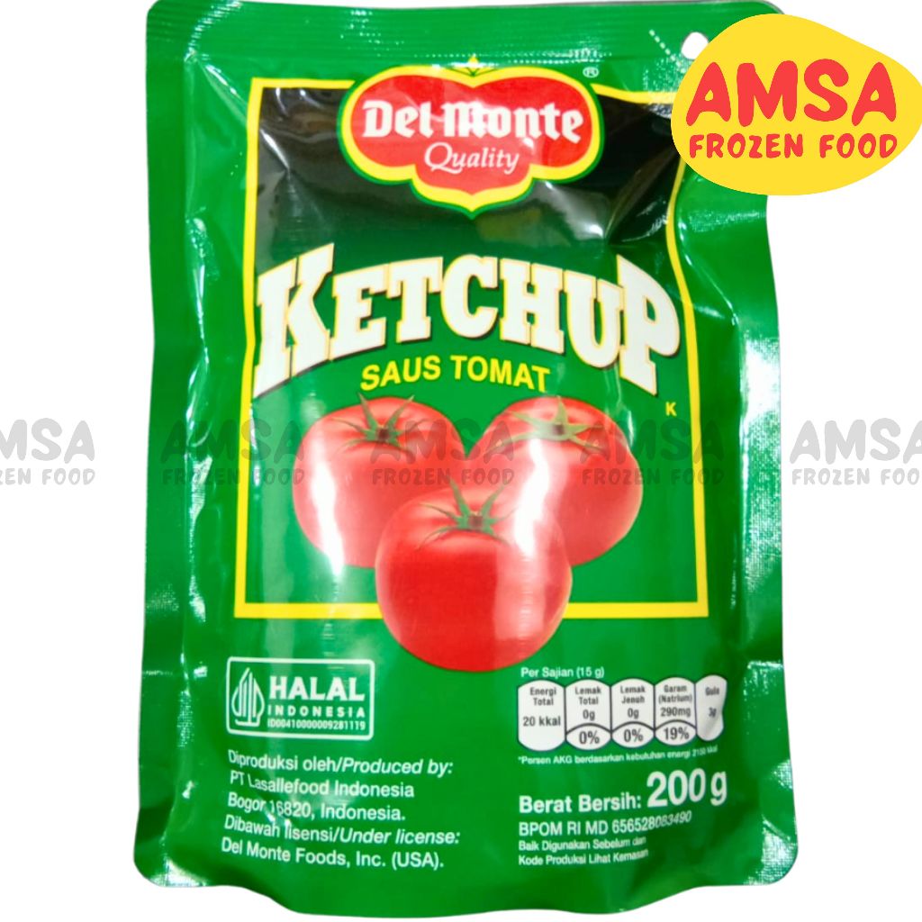 

Delmonte Saus Tomat Pouch 200 gr / Saos Tomat