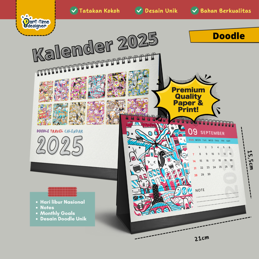 

Doodle Calendar World Big Cities Kalender 2025