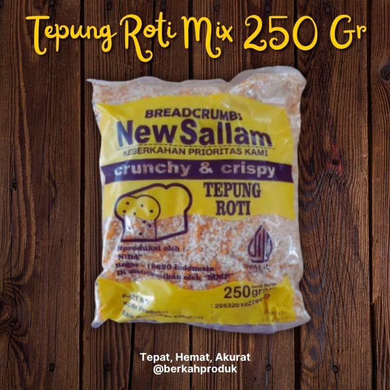 

Tepung Roti Mix 250 Gram Merek NewSallam