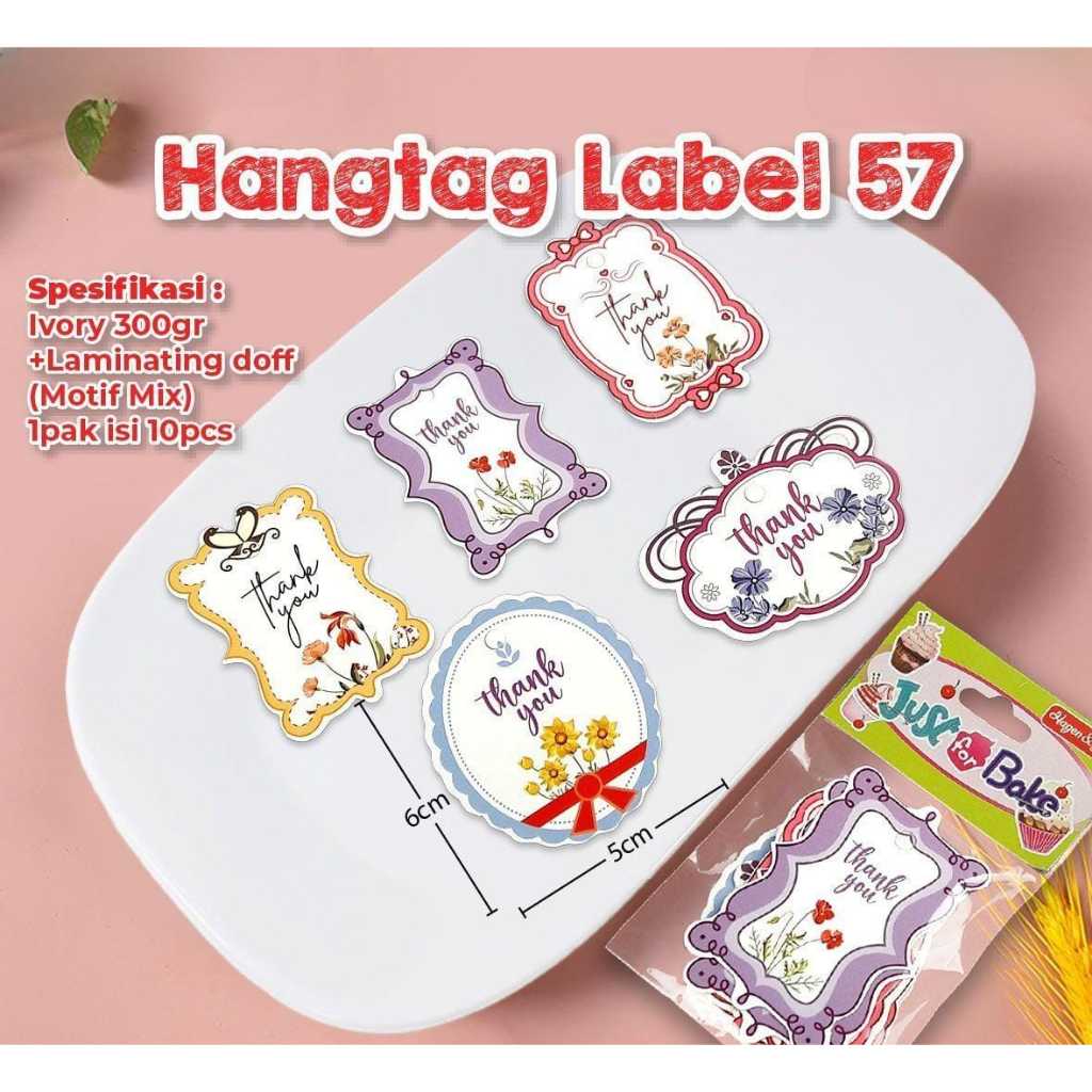 

Hangtag Label 57| Hiasan Box Kue| Gantungan Box (1 Pak 10 Pcs)