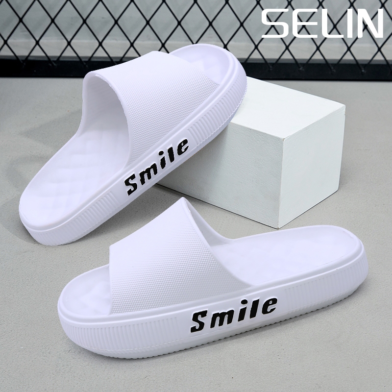 SELIN Sandal Pria Kekinian Tinggi Sandal Slop Pria Sandal Slide Pria Sandal Cowok Pria