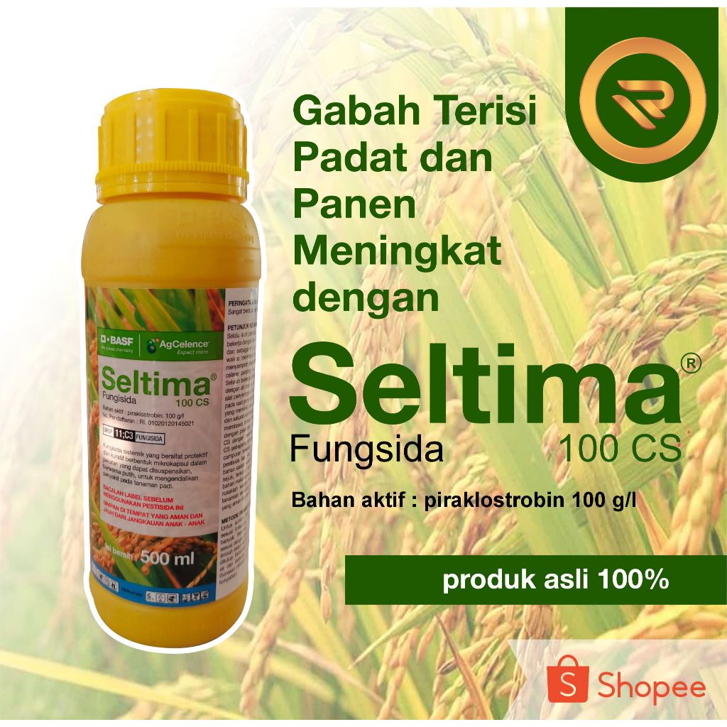 FUNGSIDA SELTIMA 100 CS 500ML/TANAMAN PADI/PELINDUNG TANAMAN/INSEKTISIDA/TUMBUH SUBUR/PIRAKLOSTROBIN