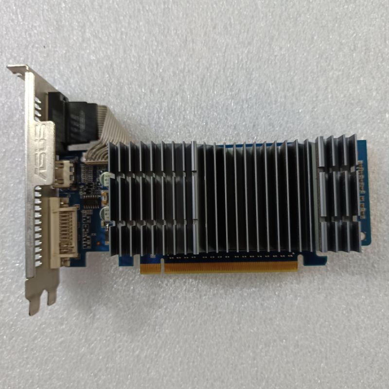 vga card pci express 512MB ddr3 64bit asus en210 silent bekas murah