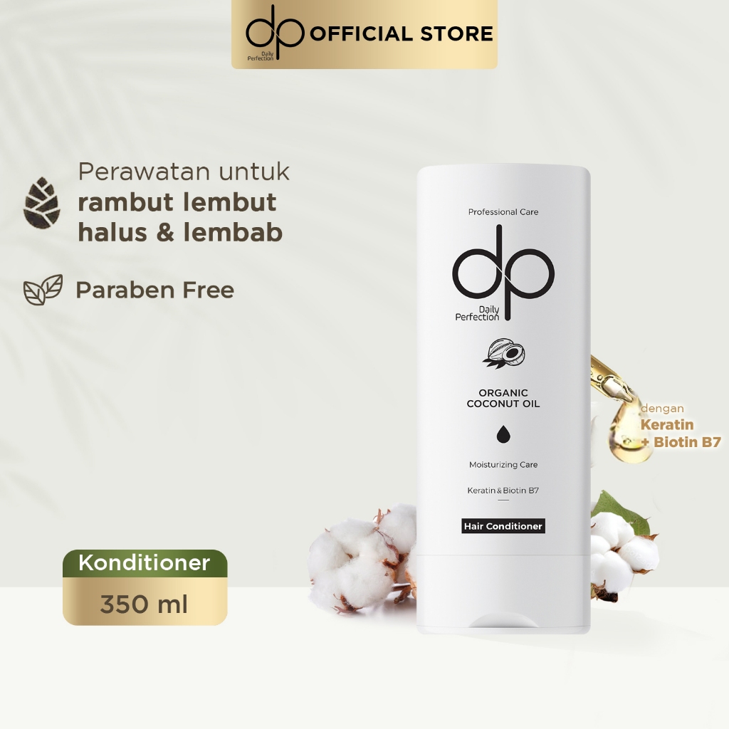 [ Hair Conditioner ] DP Daily Perfection Moisturizing Care 350 ml - Kondisioner Keratin Konditioner 