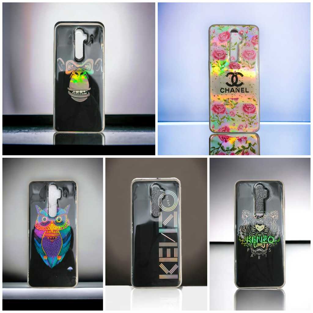 [ VIVO Y12 / Y15 / Y17 / Y30 / Y50 / Y91 / Y91 / Y95 / Y91C ] CASE CORAK KILAT GLITTER KENZO