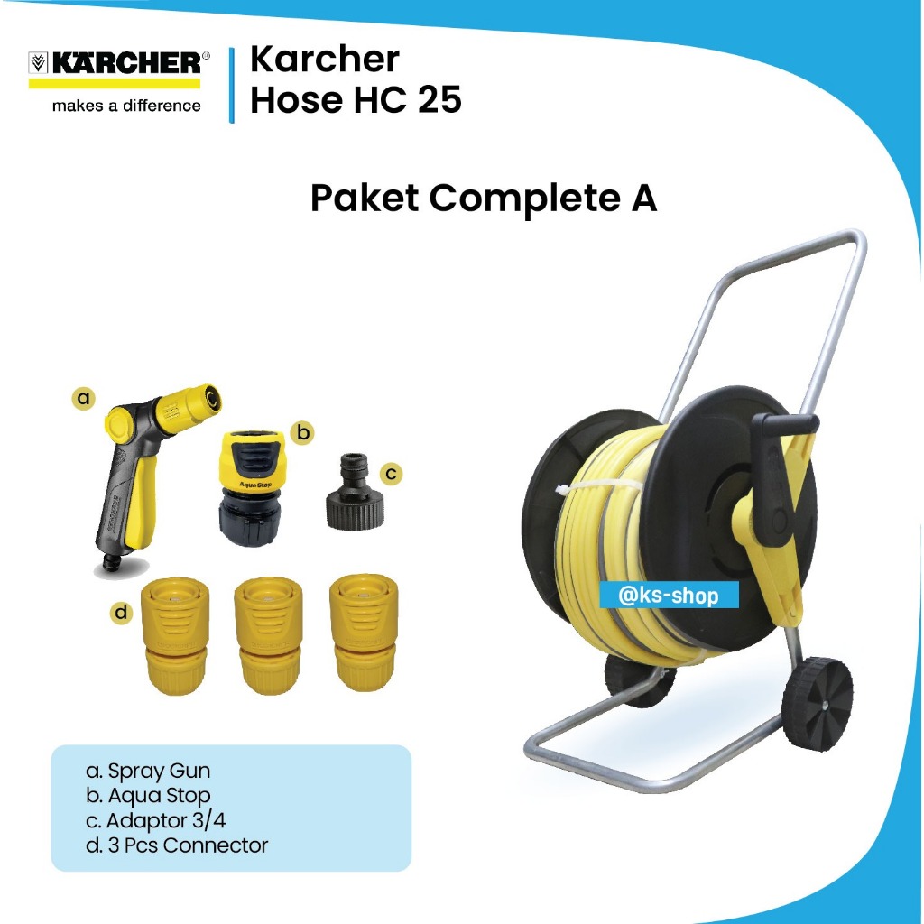 Karcher Selang Air HC 50 | Karcher | Selang Air Karcher HC 50 | Selang Air 50M HC 50 | Paket A