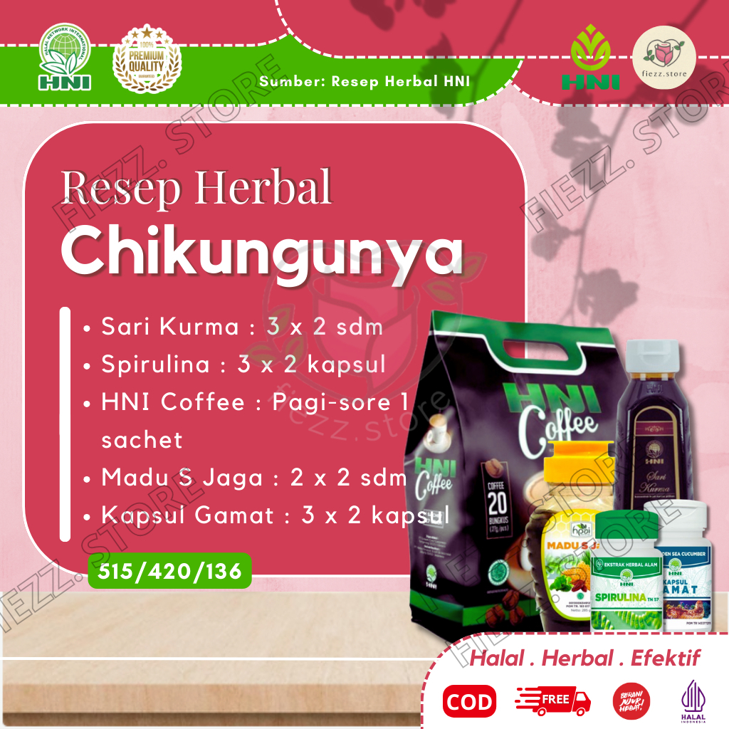 Resep Herbal HNI HPAI CHIKUNGUNYA ➖ Obat Ampuh Menyembuhkan Penyakit Chikungunya