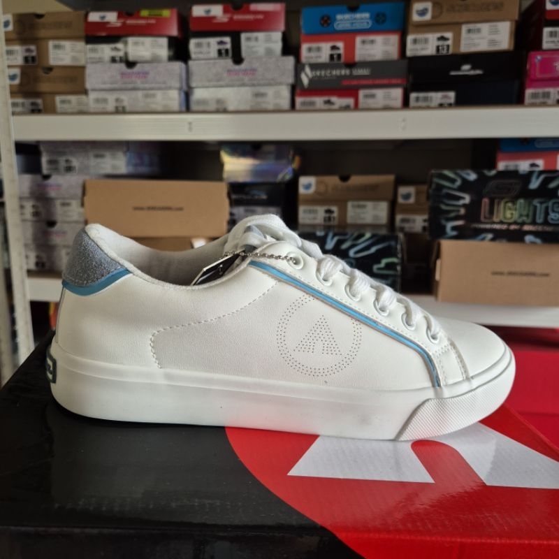 Airwalk Sepatu Sneakers Blair White Blue Original| Women Sneakers Shoes Airwalk Putih/Biru Original