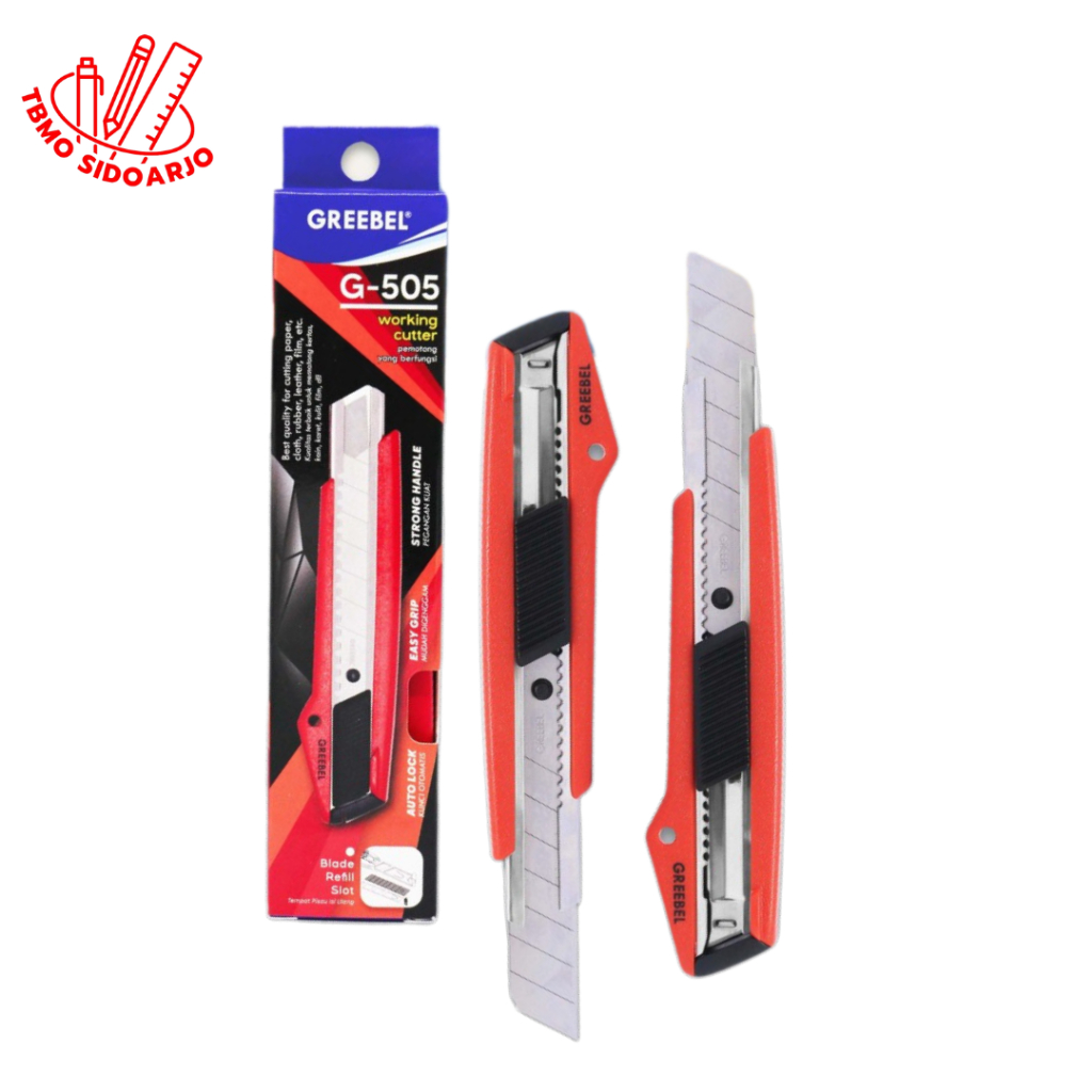 

TBMO GREEBEL Cutter G-505 / Kater / Cuter Besar / Anti Karat Cuter Tajam