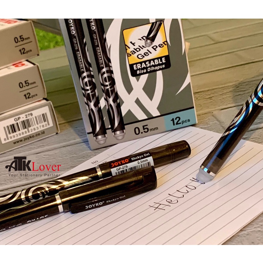 

Kilat 6 Piece Erasable Gel Pen Pulpen Bisa di hapus