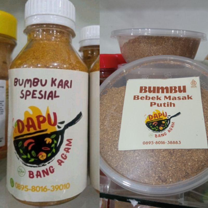 

Bumbu Kari Special untuk Ayam / Bebek Racikan Bang Agam