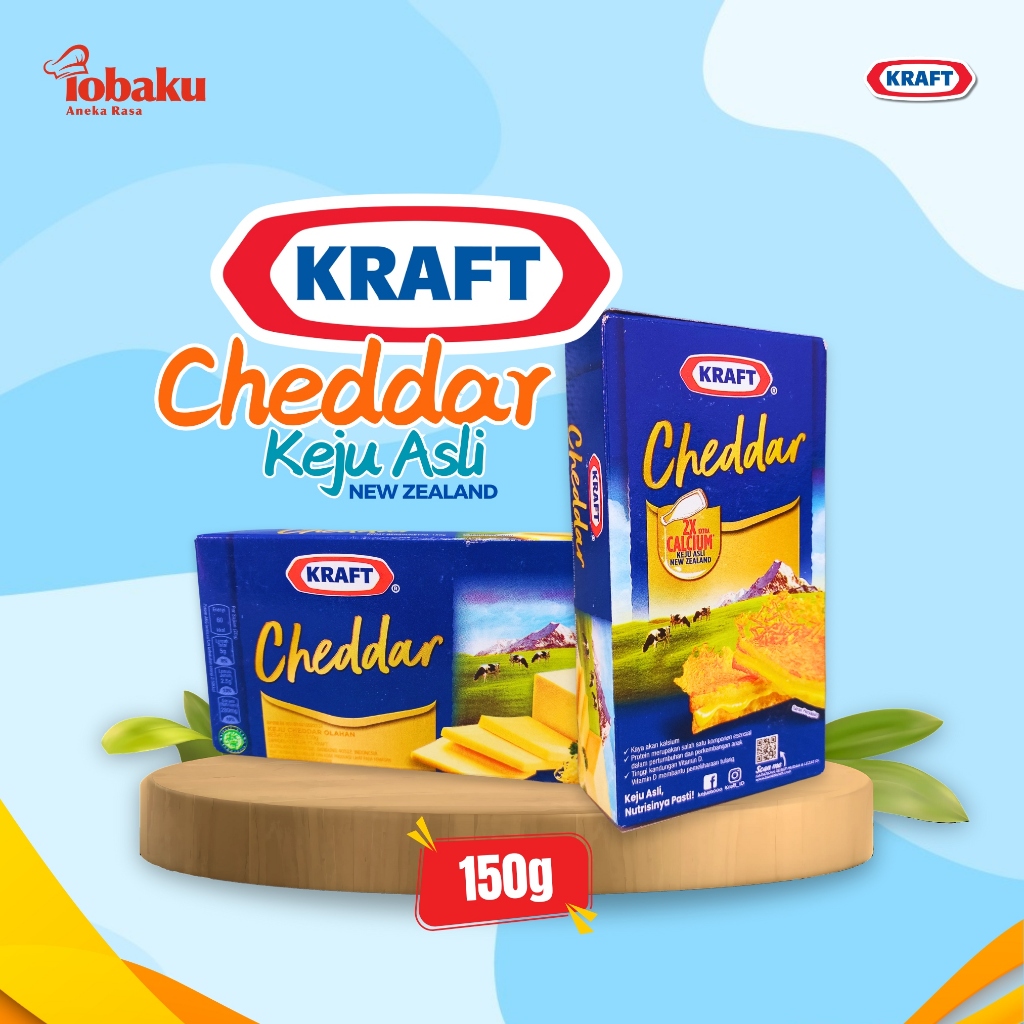 

Keju KRAFT Cheese Cheddar - Keju Cheddar Olahan 150g _