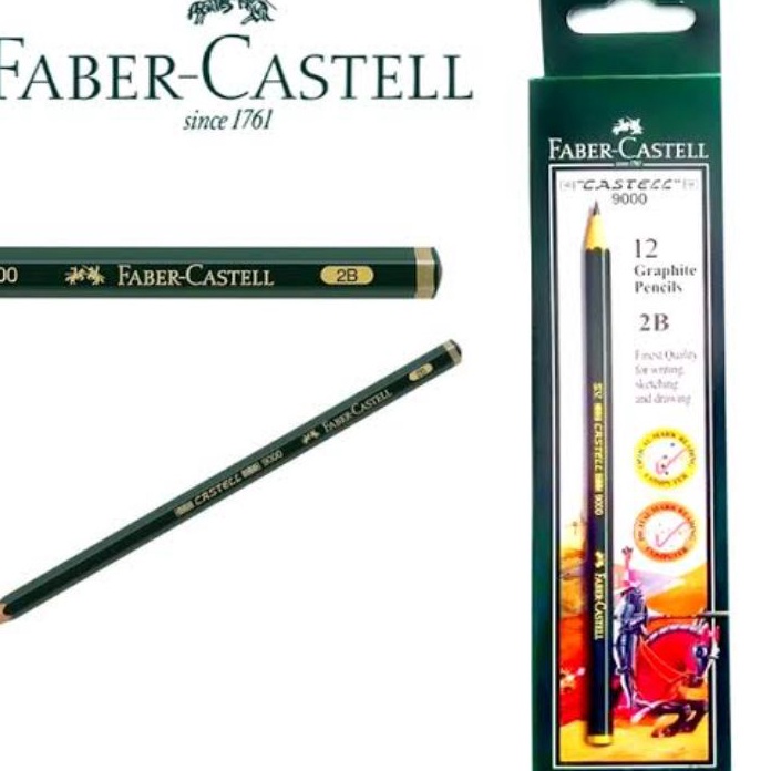 

KF7 Pensil Komputer Faber Castell 9 Pencil HB 2B FaberCastell Selusin