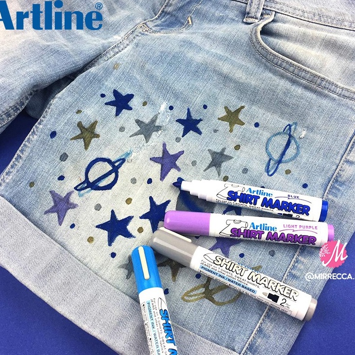 

Khusus SPIDOL KAIN PERMANEN ARTSHIRT MARKER 2 MM PMENT INK WATER BASED EKT2