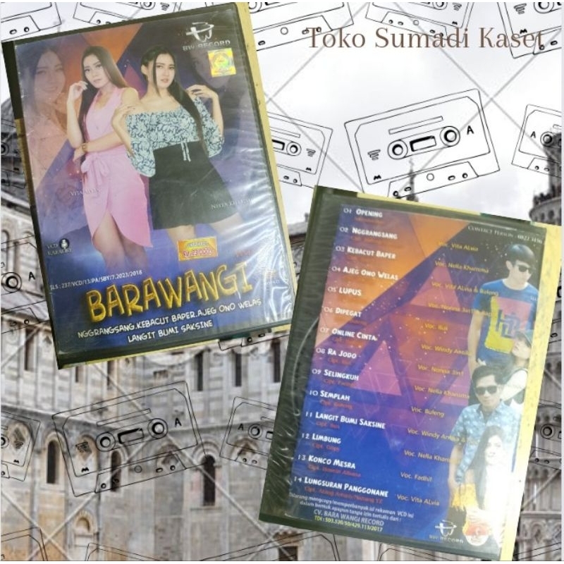 VCD barawangi music produksi BW record