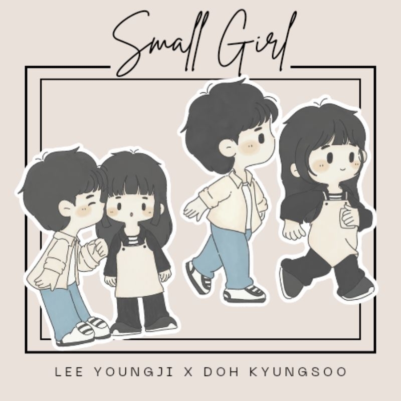 

Sticker Small Girl, Sticker Lee Youngji, Sticker Doh Kyungsoo. Vinyl Putih Susu+Laminasi Glossy, Tahan air dan alkohol