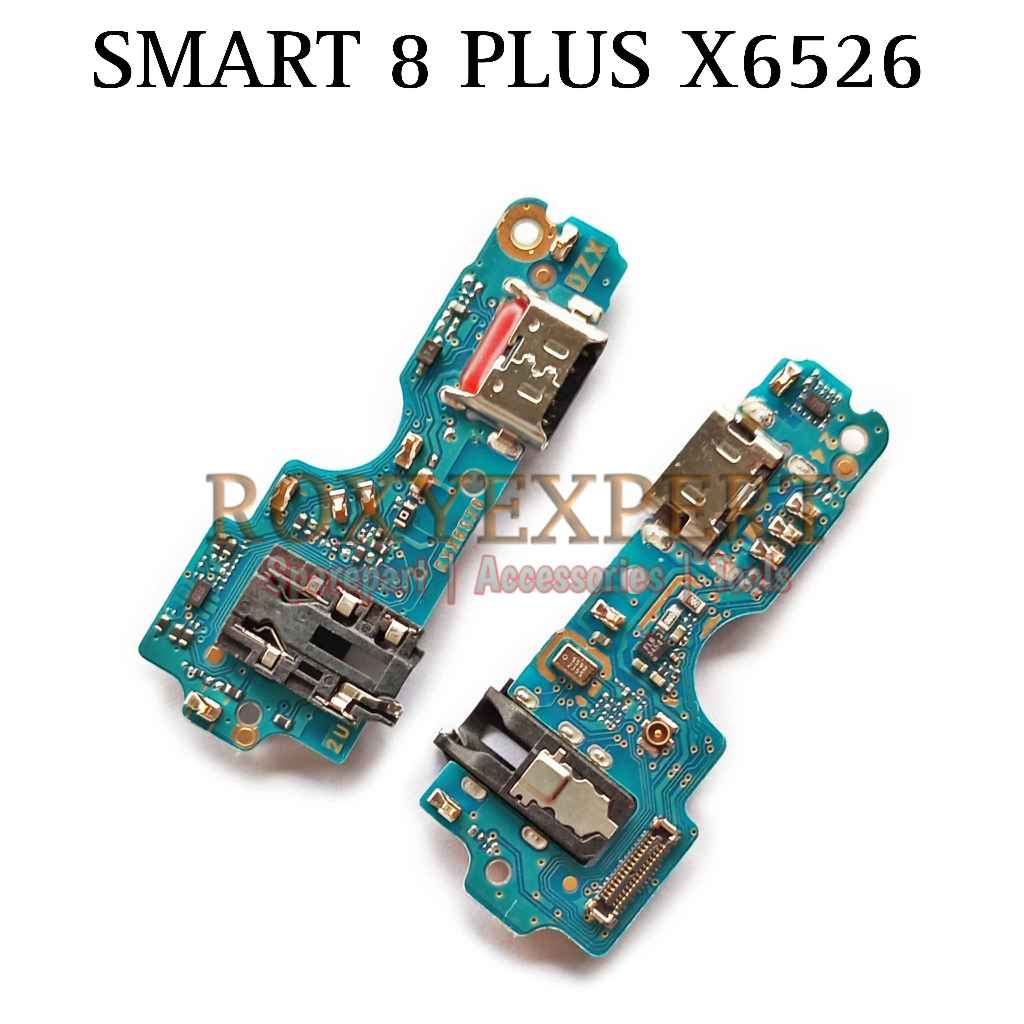 Konektor Charger Infinix Smart 8 Plus X6526 Pcb Board Papan Cas Connector Usb