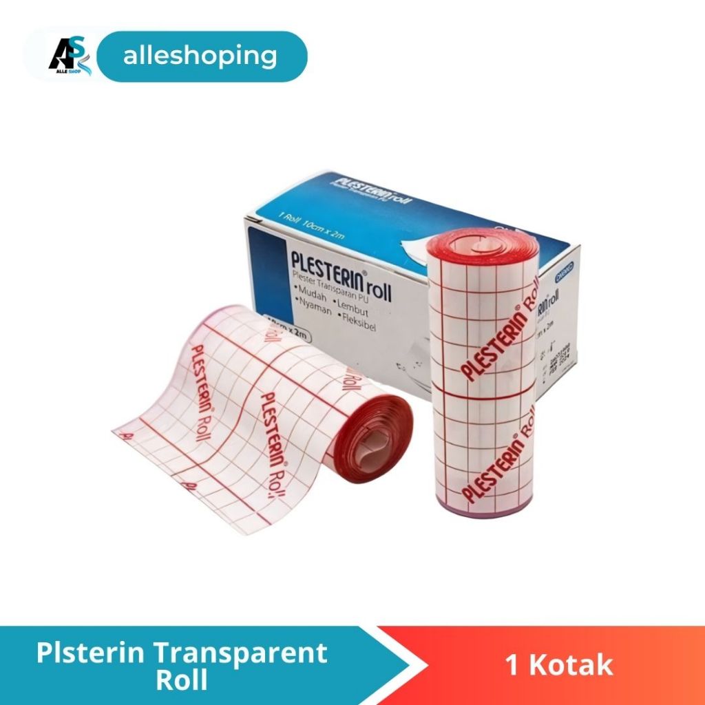 Plesterin Roll PU/Plester Luka Transparan /Plester Luka anti air 10cmx2m 1roll